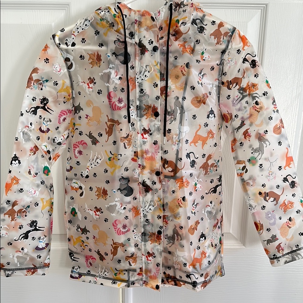 Disney Animal Print Transparent Rain Jacket